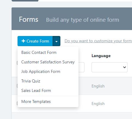 create forms online